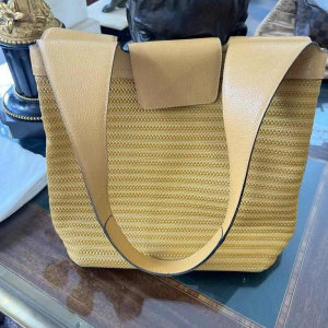 Delvaux, sac en cuir tressé