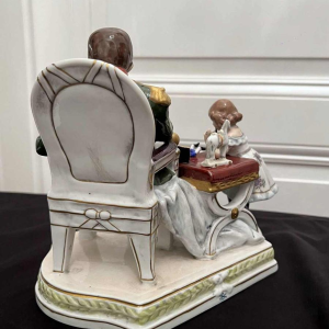 Felix Zeh for Scheibe-Alsbach ‘Napoleon and his son’ polychrome porcelain group