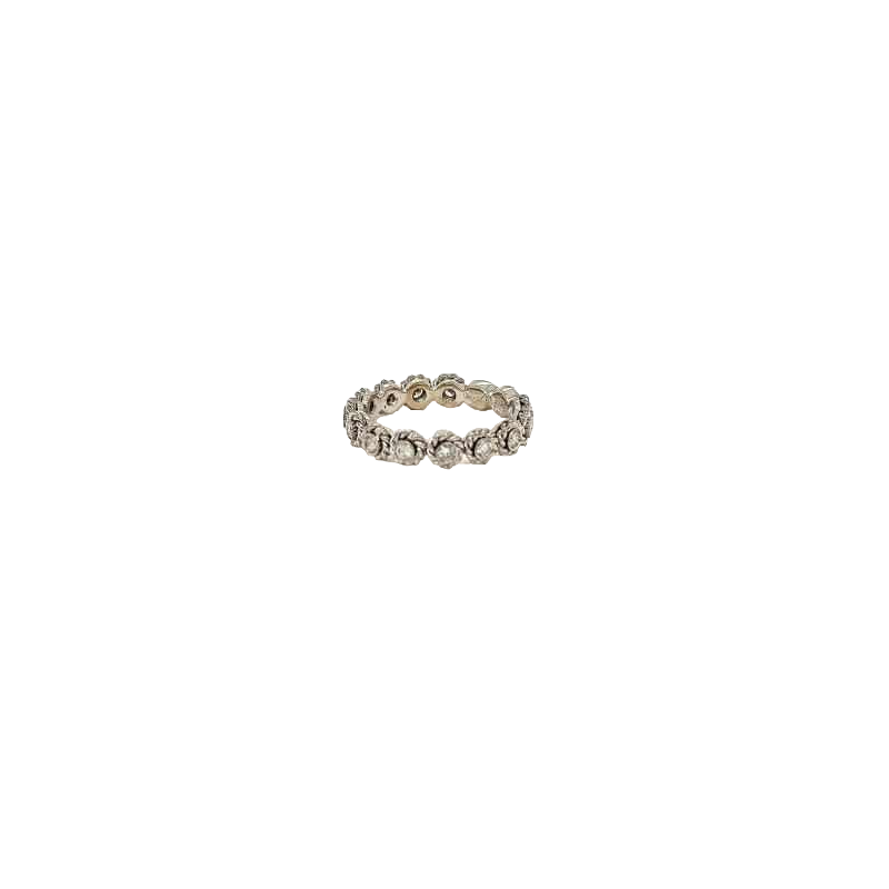 Ring, witgoud & diamant