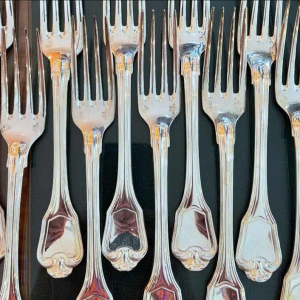 Silverware CHRISTOFLE - 45 place settings "Port Royal" collection