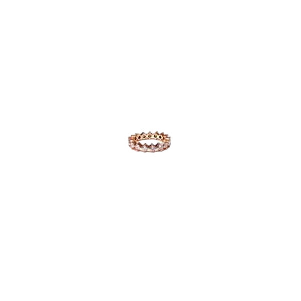 Bague or rose & diamants