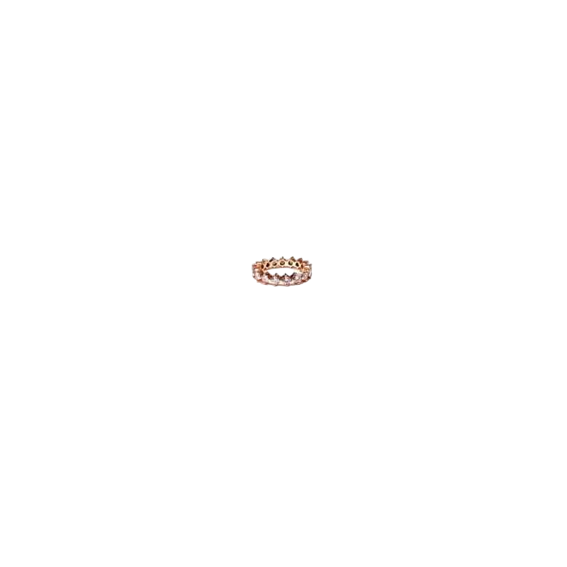 Bague or rose & diamants