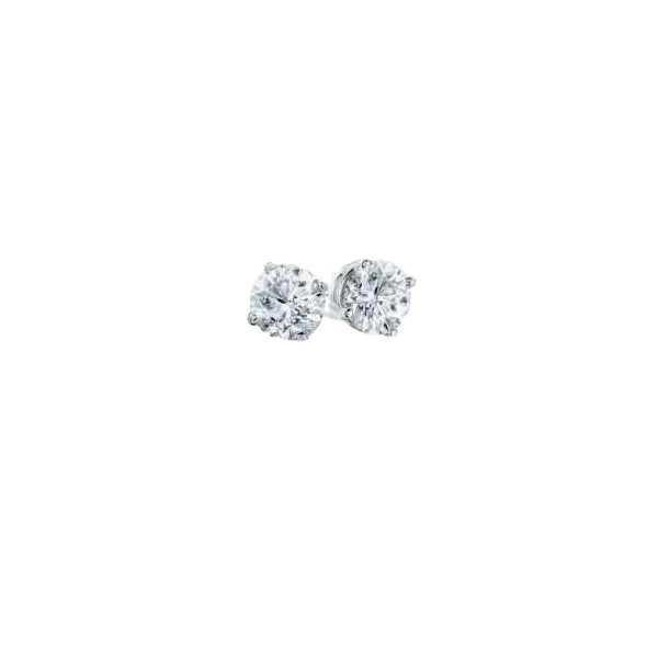 Paire de boucles doreilles, or & diamants