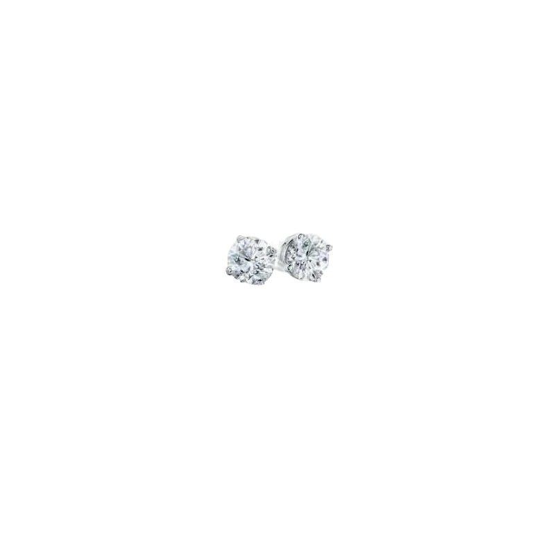 Paire de boucles doreilles, or & diamants