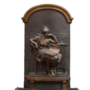 Louis-Ernest Barrias "La Liseuse", sculpture en bronze, 19ème siècle