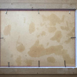 Yvonne TELLIER « Paysage de l’Ardenne » peinture à l’huile