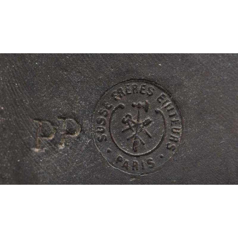 Louis-Ernest Barrias "La Liseuse", sculpture en bronze, 19ème siècle