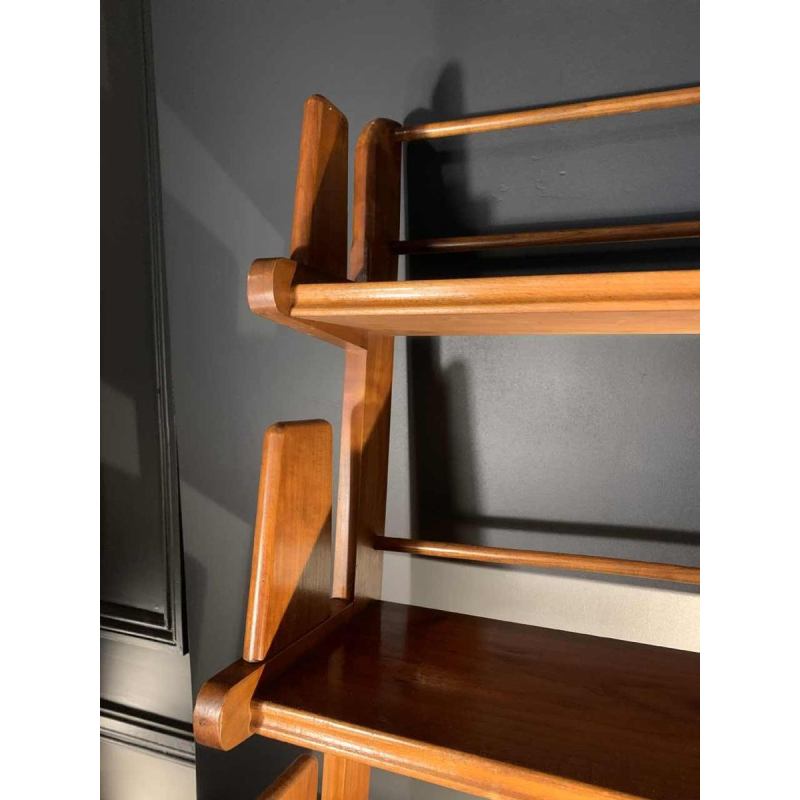 Kleine Vintage Teakhouten Plank / Boekenkast, Scandinavische Stijl, 1950s