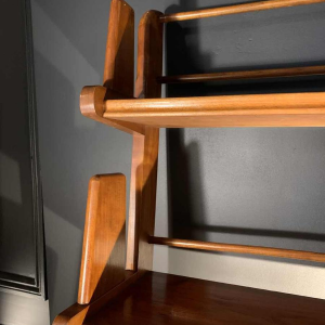 Petite Etagère / Bibliothèque Vintage de Style Scandinave en Teck 1950s