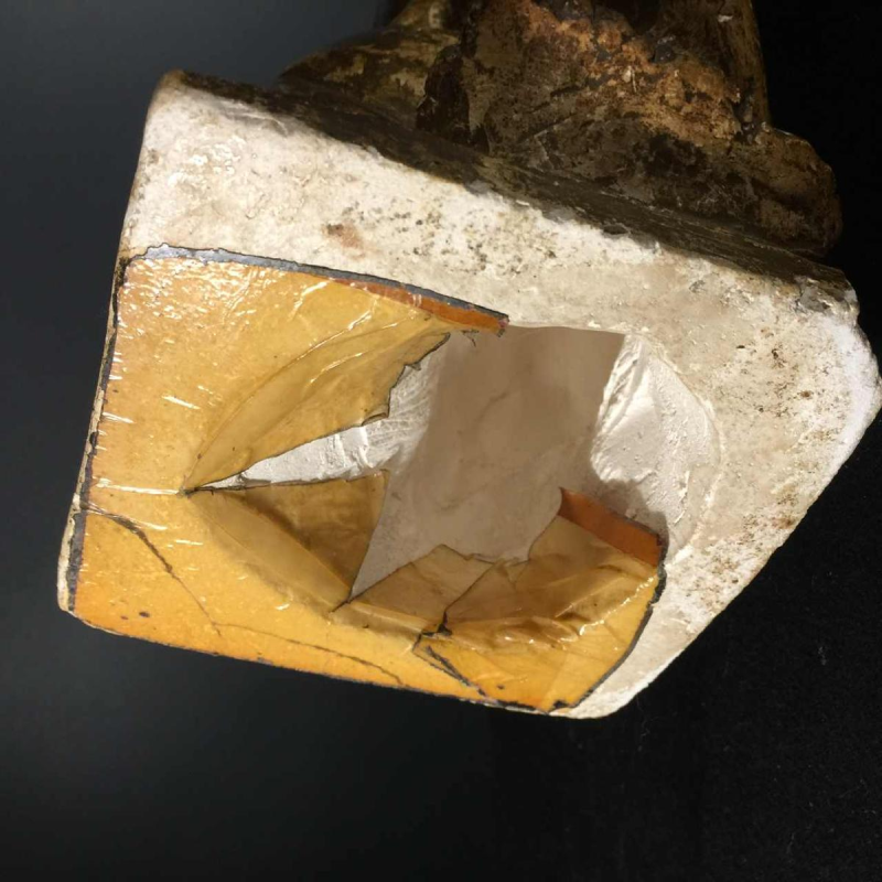 Jean Canneel, WORKSHOP PLASTER 1930, Art Deco Sculpture nude woman Cubist