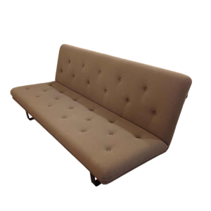 Artifort for Kho Liang Le, sofa/couch C684, lacquered steel frame & fabric seat, 1968