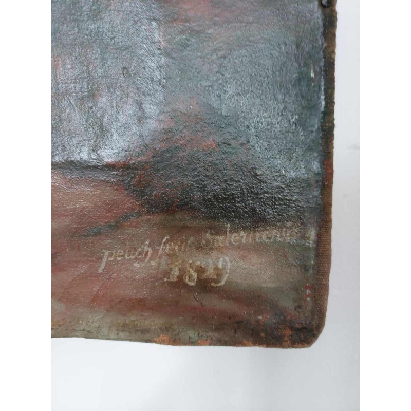 Tableau "Marie-Madeleine" huile sur toile, 19ème siècle