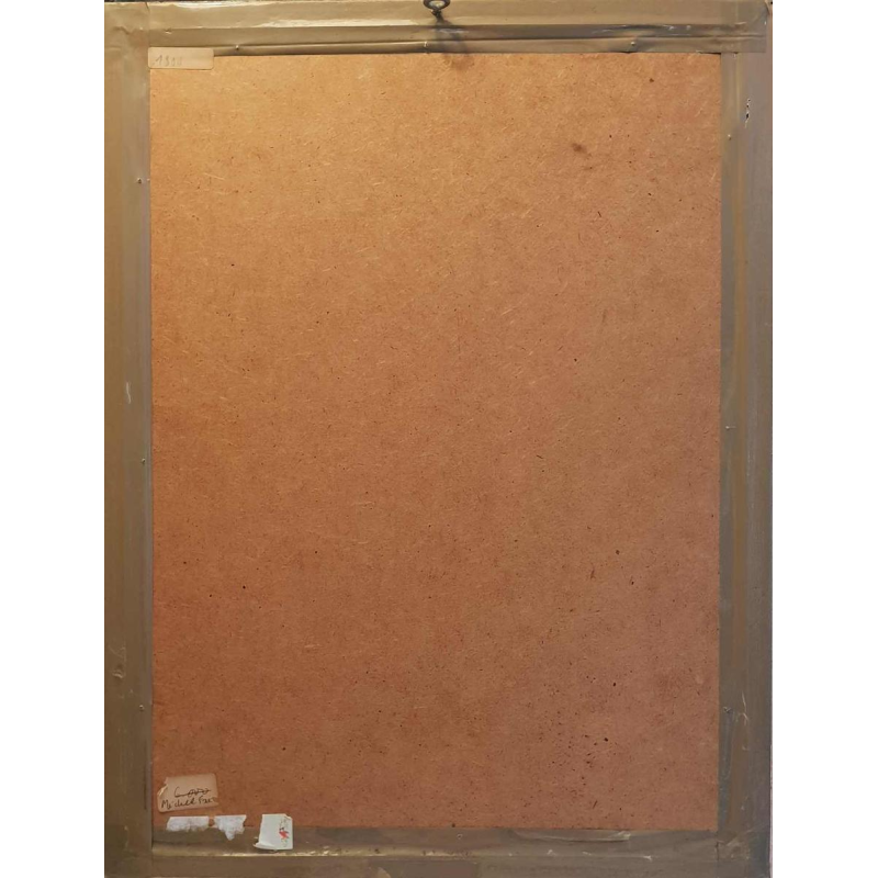 Gielis Pierre ‘ Groene rei (Bruges) ' engraving in colours, numbered and signed