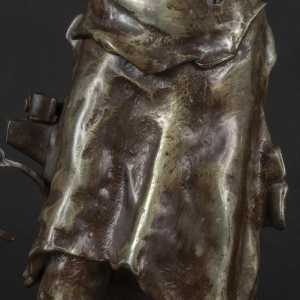 EMILE LOUIS PICAULT "LE TRAVAIL" bronze statue, late 19th century