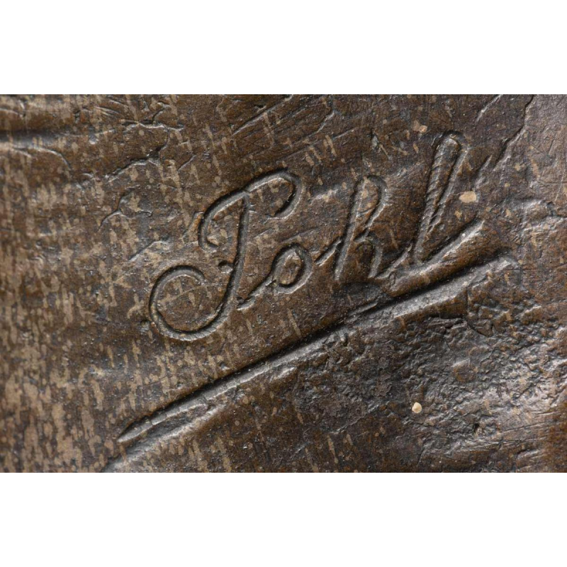 ADOLF JOSEF POHL « MATER DOLOROSA » sculpture buste en bronze