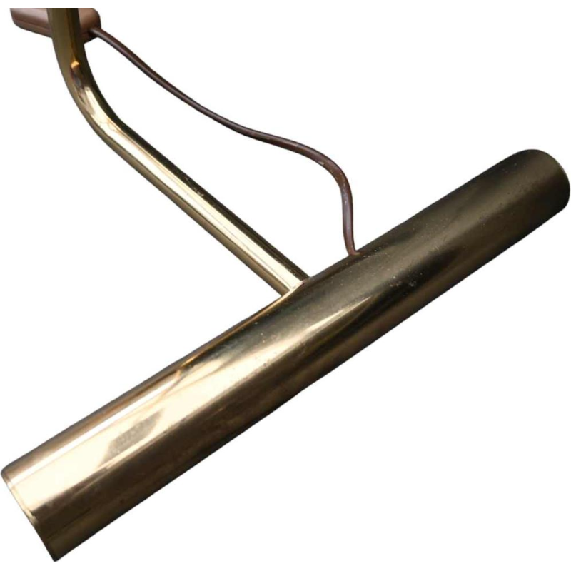 Christian Liaigre, lampe de bureau en métal doré, ca 1990