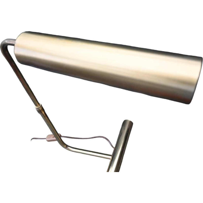 Christian Liaigre, lampe de bureau en métal doré, ca 1990