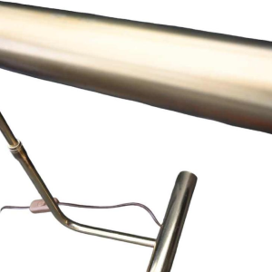 Christian Liaigre, lampe de bureau en métal doré, ca 1990