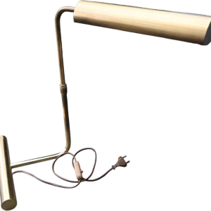 Christian Liaigre, lampe de bureau en métal doré, ca 1990