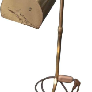 Christian Liaigre, bureaulamp van verguld metaal, ca 1990