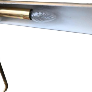 Christian Liaigre, lampe de bureau en métal doré, ca 1990