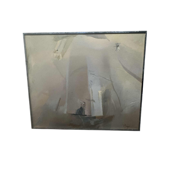 Yves Bage, tableau / huile sur toile, fin du XXe s