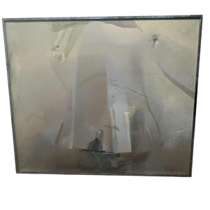 Yves Bage, painting / oil on canvas, late 20th century