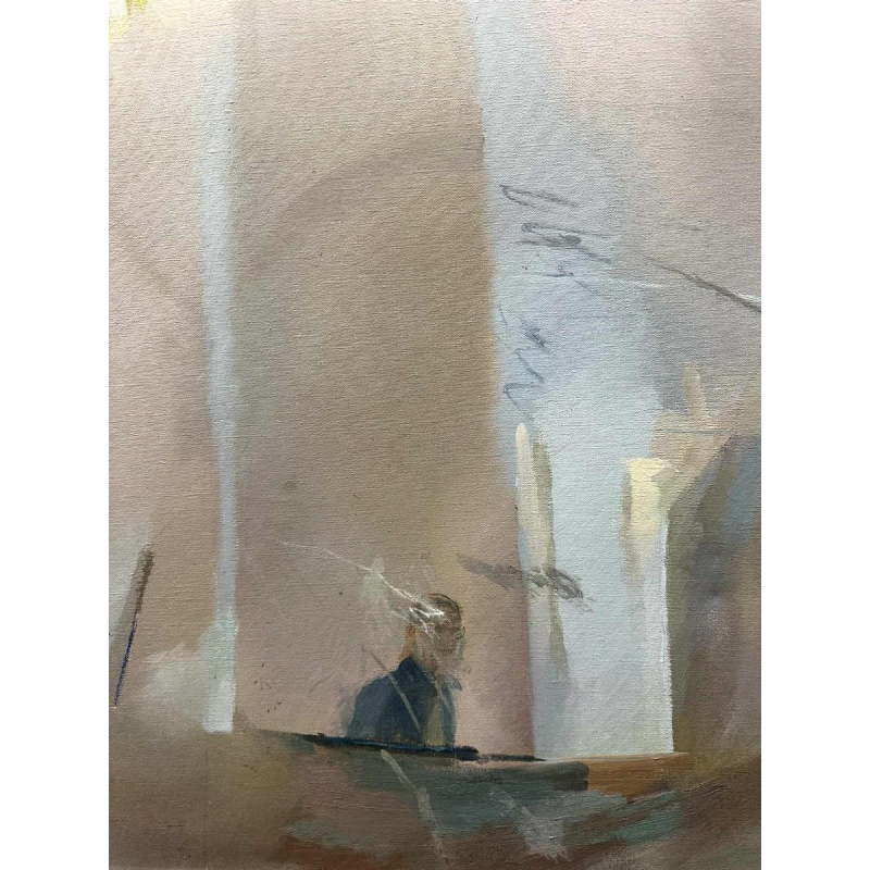 Yves Bage, schilderij / olieverf op doek, einde 20e eeuw