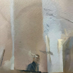 Yves Bage, painting / oil on canvas, late 20th century