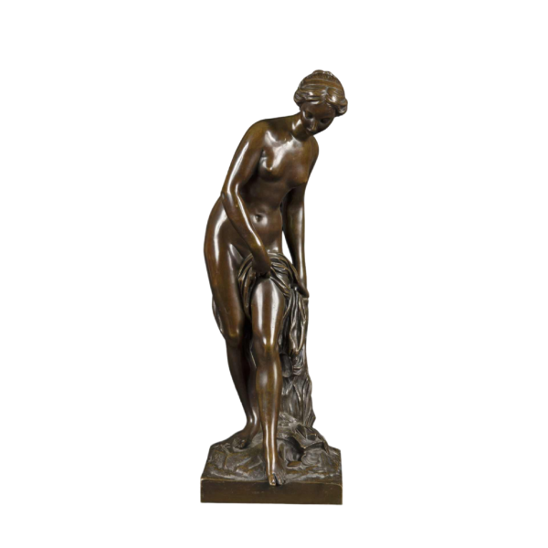 Étienne-Maurice Falconet « La Nymphe prenant son bain », sculpture en bronze, 1757