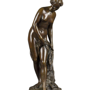 Étienne-Maurice Falconet "La Nymphe prenant son bain", bronzen sculptuur, 1757