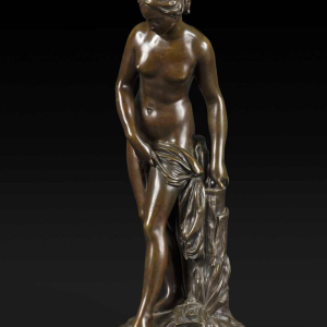 Étienne-Maurice Falconet "La Nymphe prenant son bain", bronze sculpture, 1757