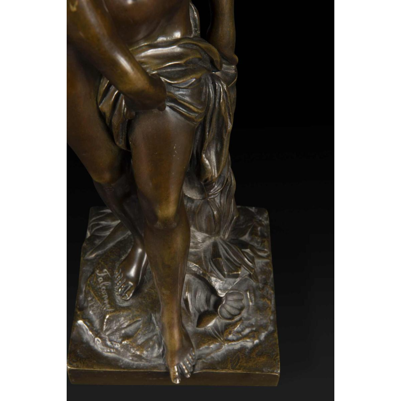 Étienne-Maurice Falconet « La Nymphe prenant son bain », sculpture en bronze, 1757
