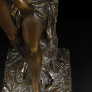 Étienne-Maurice Falconet (1716-1791) "La Nymphe prenant son bain", bronzen sculptuur, 1757