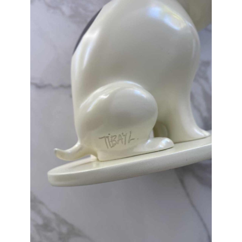 Contemporary "Toto" sculpture by Laszlo Tibay