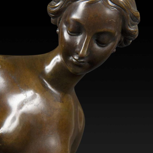 Étienne-Maurice Falconet "La Nymphe prenant son bain", bronze sculpture, 1757
