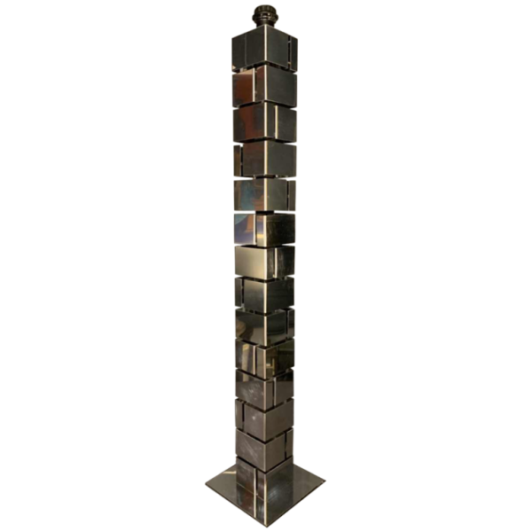 CURTIS JERÉ, Building / Skyscraper Floor Lamp / Brutalist Lamp Sculpture, 1960s