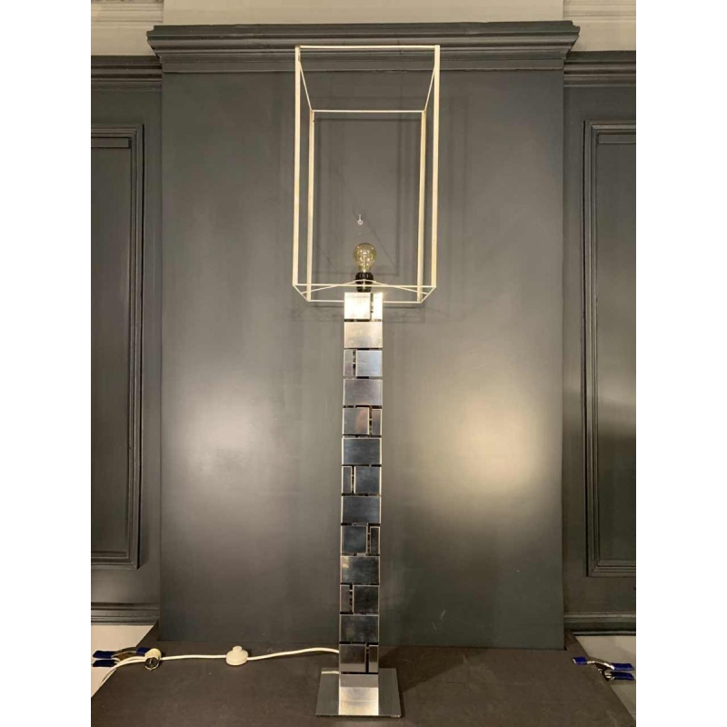 CURTIS JERÉ, Building / Skyscraper Floor Lamp / Brutalist Lamp Sculpture, 1960s