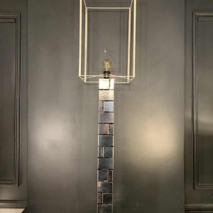 CURTIS JERÃ, Building / Skyscraper Lampadaire / Lampe sculpture Brutaliste, 1960