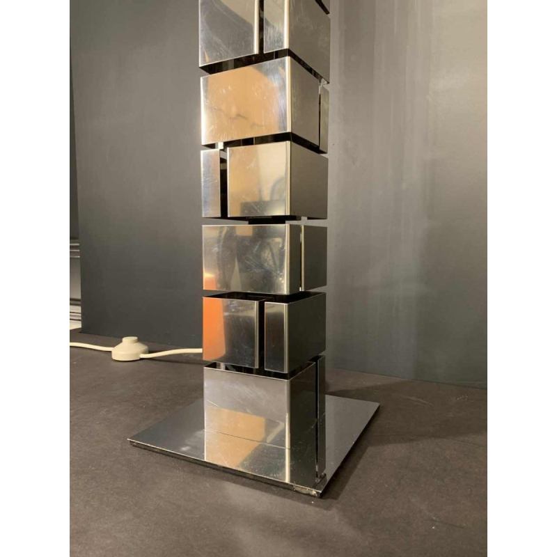 CURTIS JERÉ, Building / Skyscraper Brutalistische vloerlamp sculptuur, 1960s