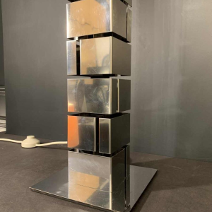 CURTIS JERÉ, Building / Skyscraper Brutalistische vloerlamp sculptuur, 1960s