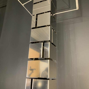 CURTIS JERÃ, Building / Skyscraper Lampadaire / Lampe sculpture Brutaliste, 1960