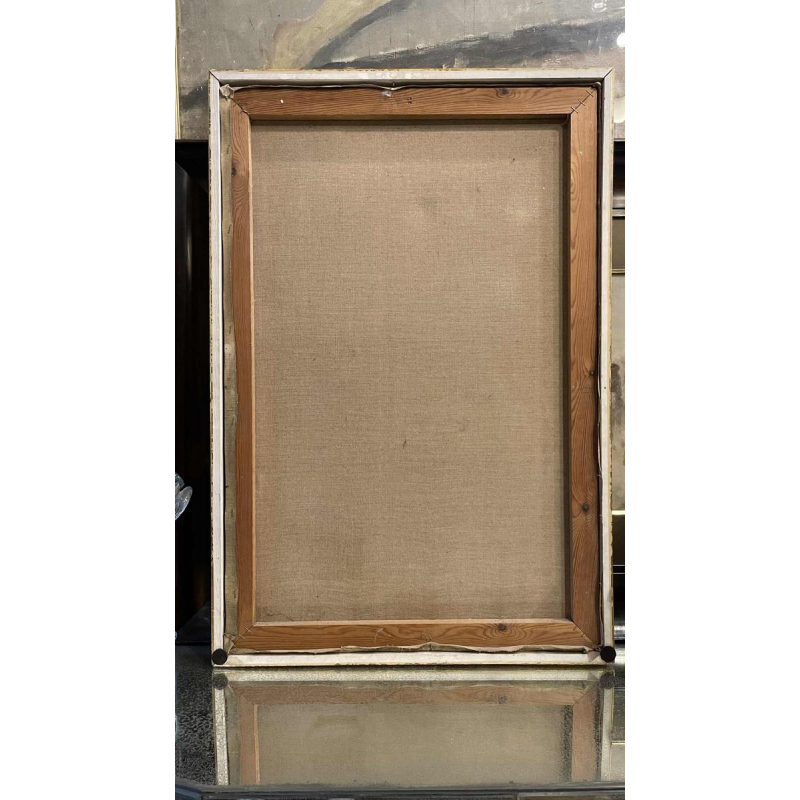 Francis Verlinden, tableau " femme bleue ", huile sur toile date´e de 1977