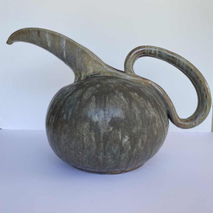 Marcellus Aubry, zout steengoed sculptuur kan, Bouffioulx 20e eeuw