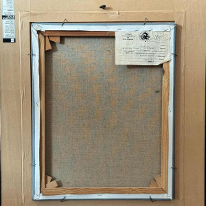 René Zimmer « Paysage gaumais » peinture huile sur toile