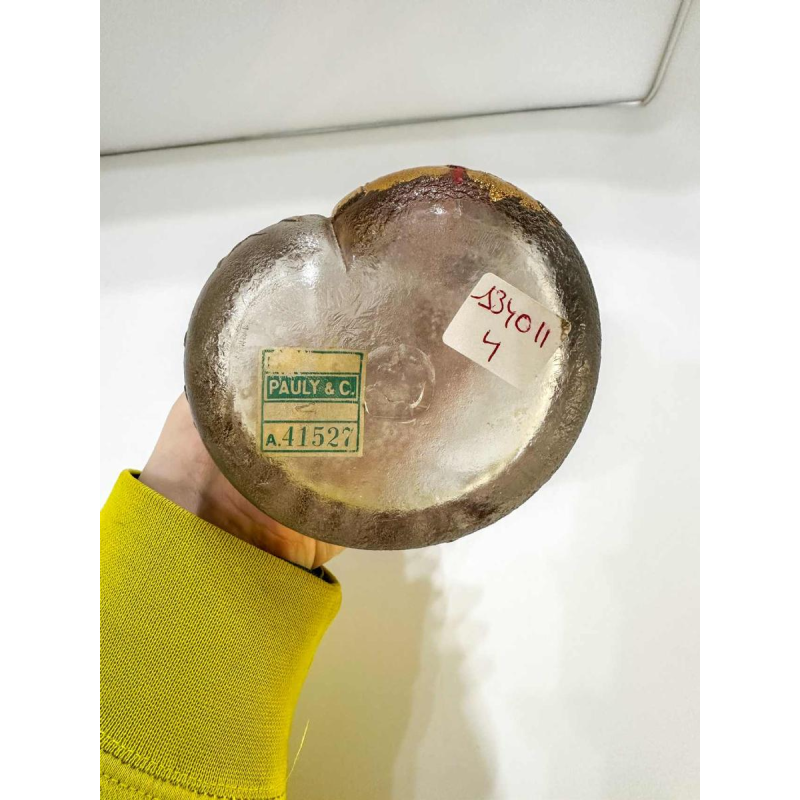 Derai and Pelusi for Pauly & Co, surrealist soliflore, glass sculpture, Venezia Murano 1956