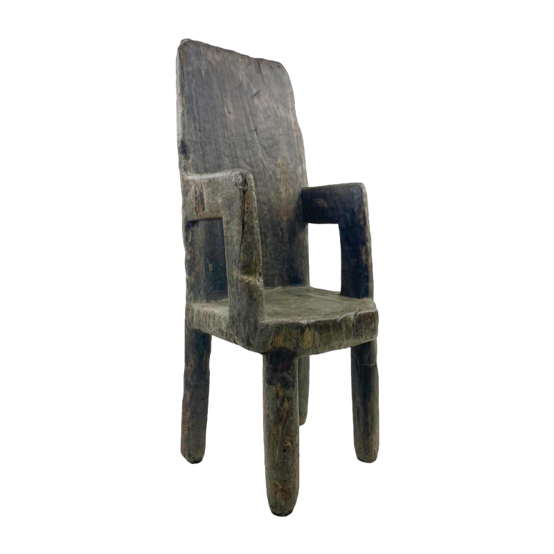 Chaise traditionelle Naga, Nagaland, Inde