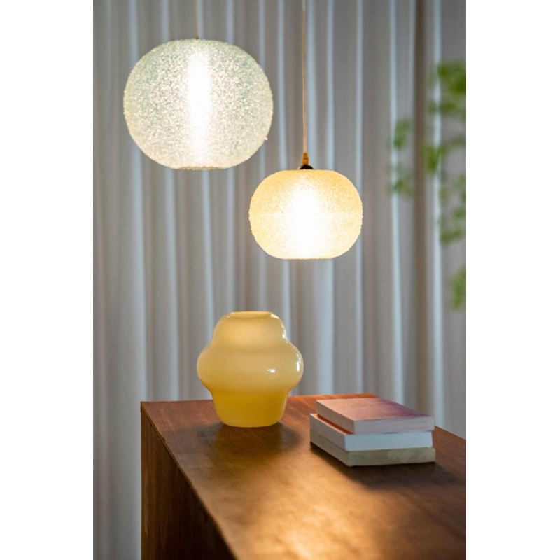 Lot de deux suspensions Sugarball Moon par Rotaflex, Belgique, 1970s