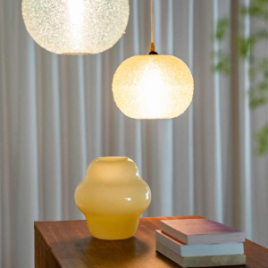 Set van twee Sugarball Moon hanglampen van Rotaflex, België, 1970s