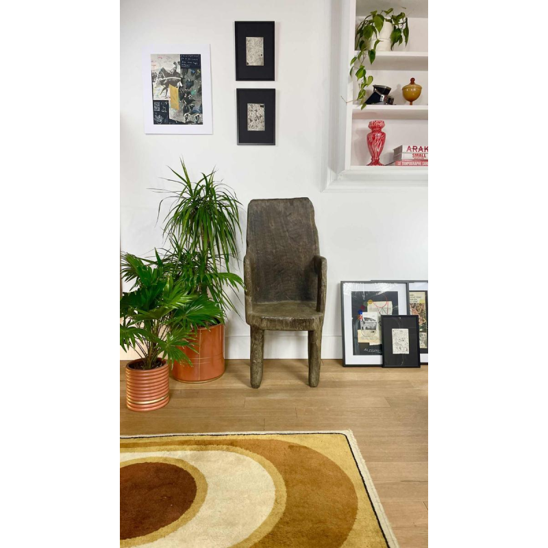 Chaise traditionelle Naga, Nagaland, Inde